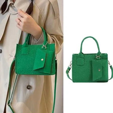 Mini Bolso Bandolero Cuadrado Con Monede