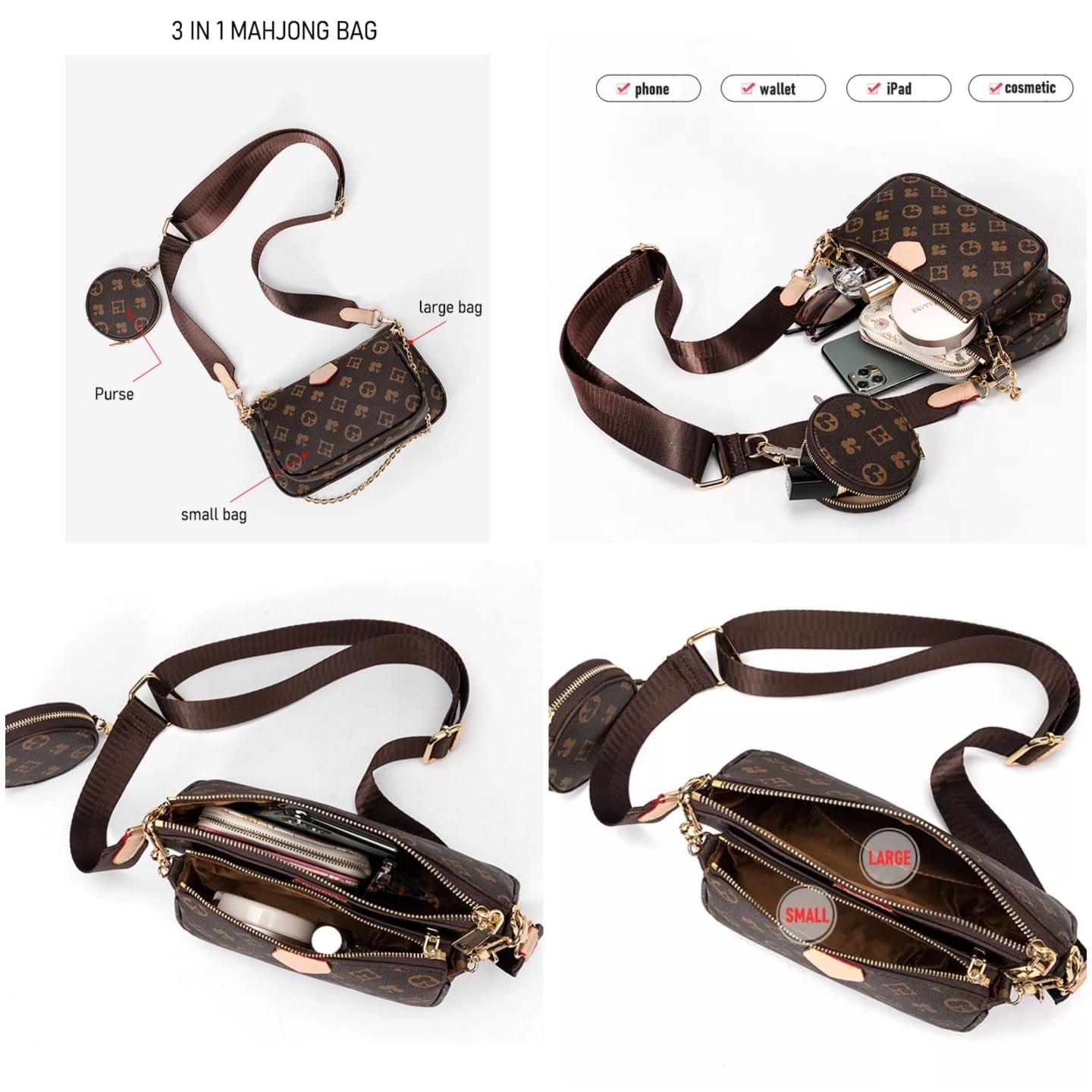 CARTERA MADDIE 3 EN 1